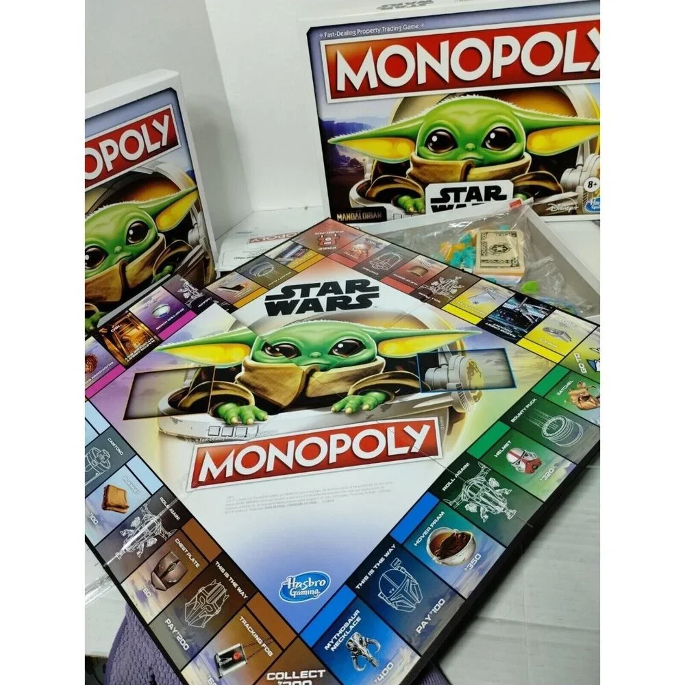 Star Wars Mandalorian Monopoly‎ Board Game By Hasbro Gaming Age 8+